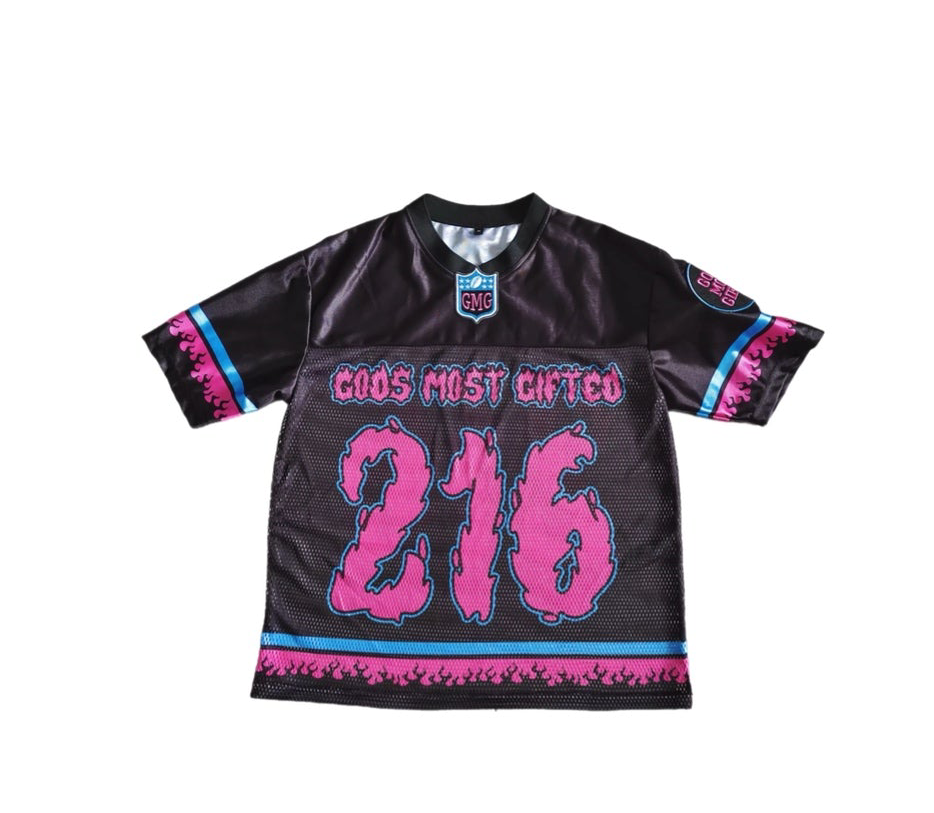 inflamed Jersey Black/Pink