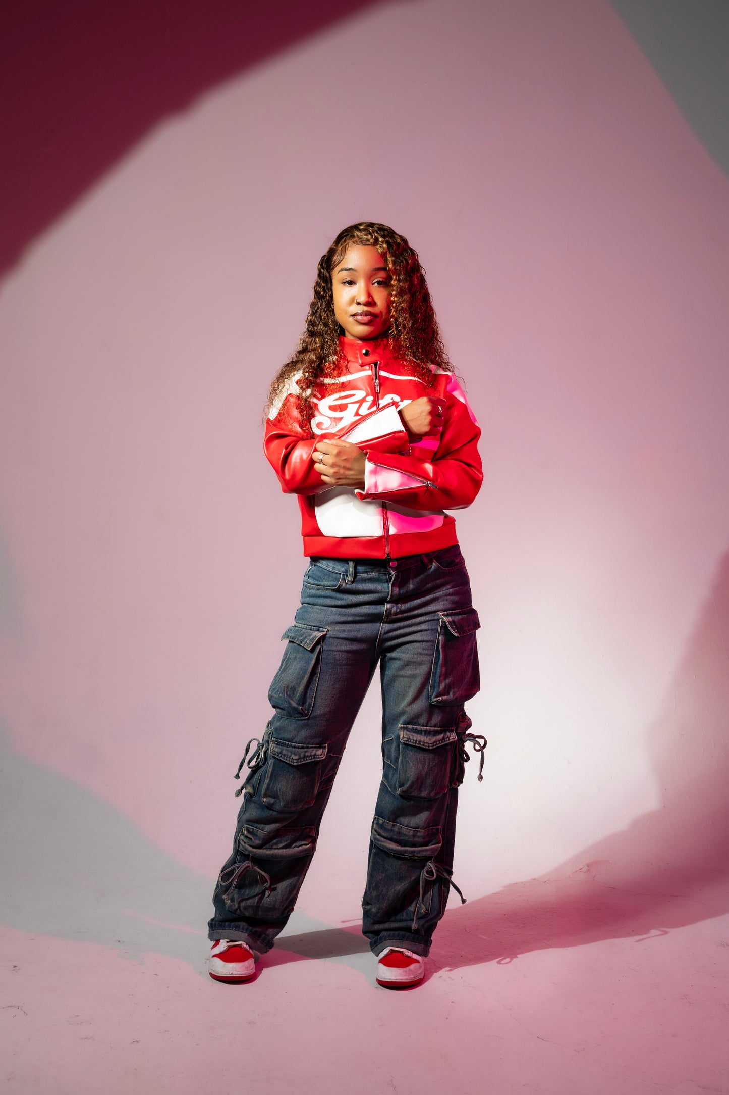 Racer Jacket Ladies Crop