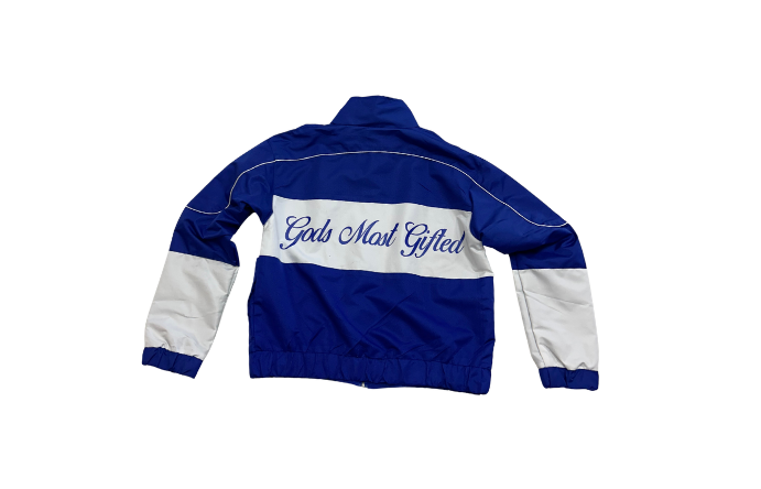Royal Blue/White Windbreaker